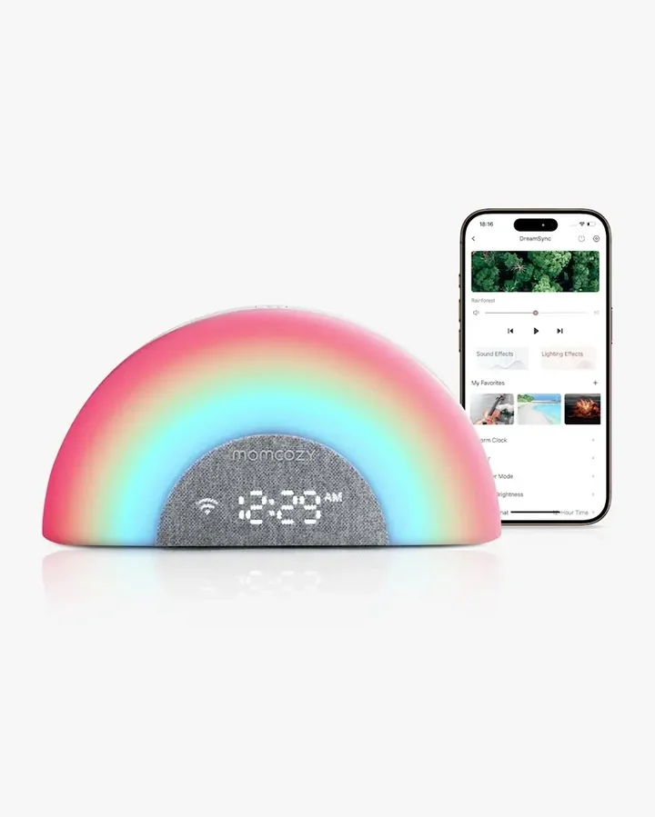 White Noise | Rainbow Light & App Control Smart Baby Sound Machine